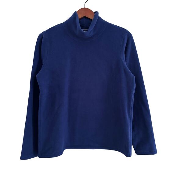 Lands' End Sweaters - Lands End Turtleneck Fleece Pullover Sz 10-12 